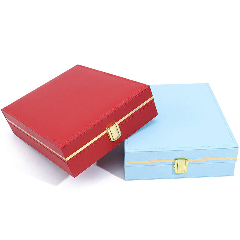 Customized LED Light Jewelry Box for Necklace Earrings Bracelet Set Display