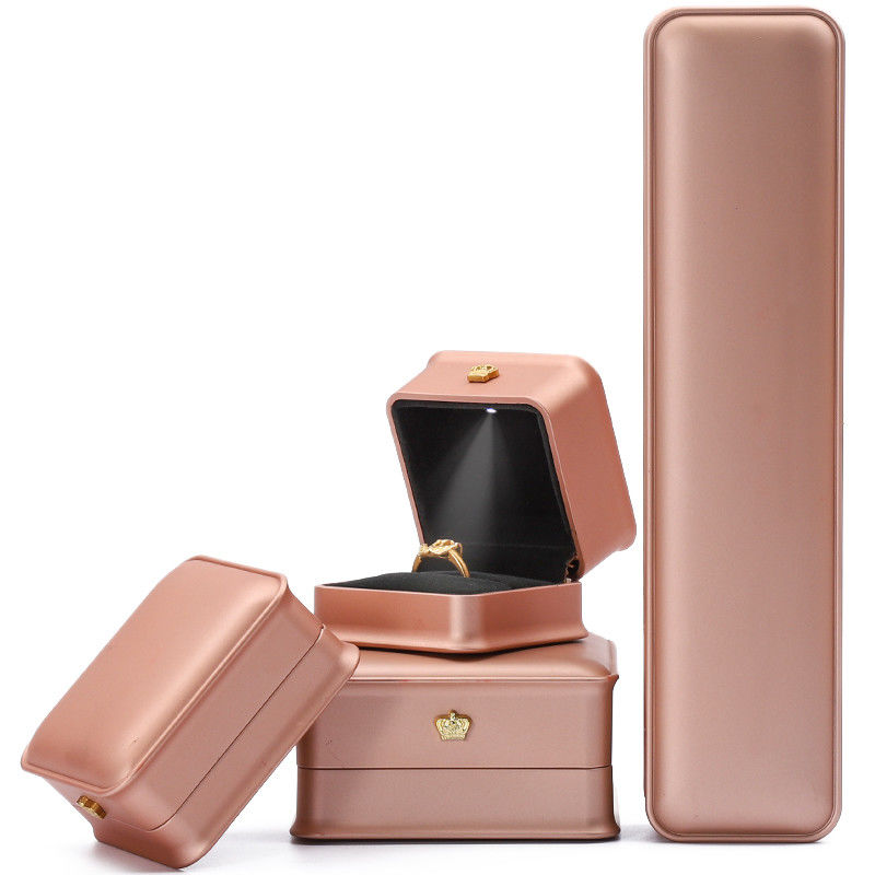 Bracelet Ring Earrings LED Jewelry Box Sets Custom Jewelry Boxes With Logo Wholesale