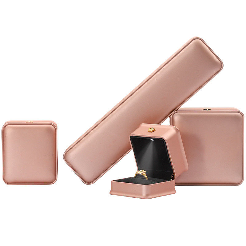 Bracelet Ring Earrings LED Jewelry Box Sets Custom Jewelry Boxes With Logo Wholesale