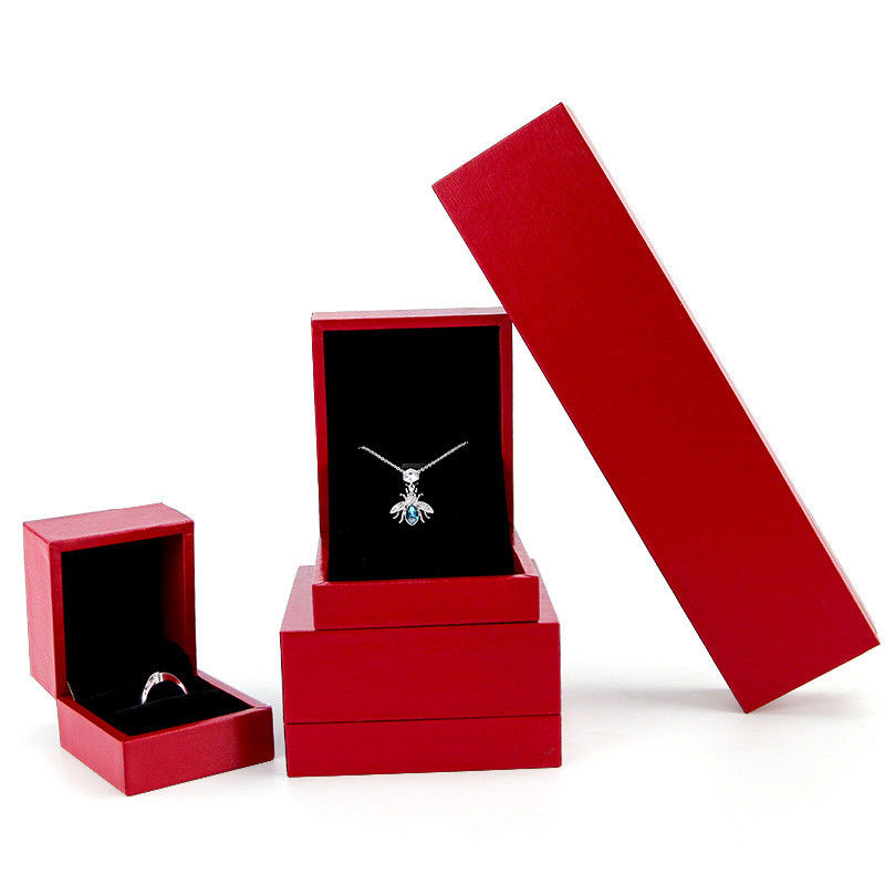 Customized Size Luxury Touch Cardboard Jewelry Packaging Box for Bracelet and Ring