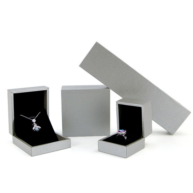 Customized Size Luxury Touch Cardboard Jewelry Packaging Box for Bracelet and Ring