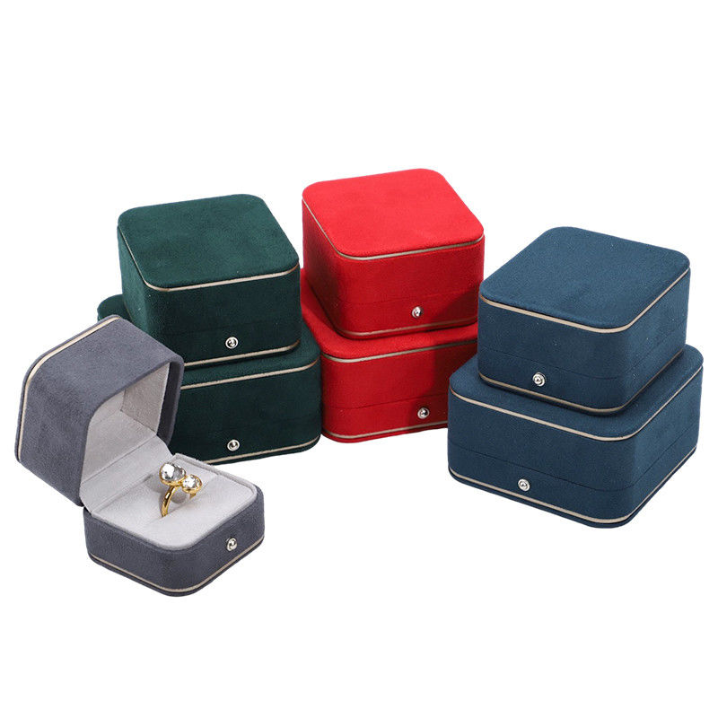 Jewelry Packaging Hanhong Custom Velvet Box for Necklace Bracelet Earrings and Ring