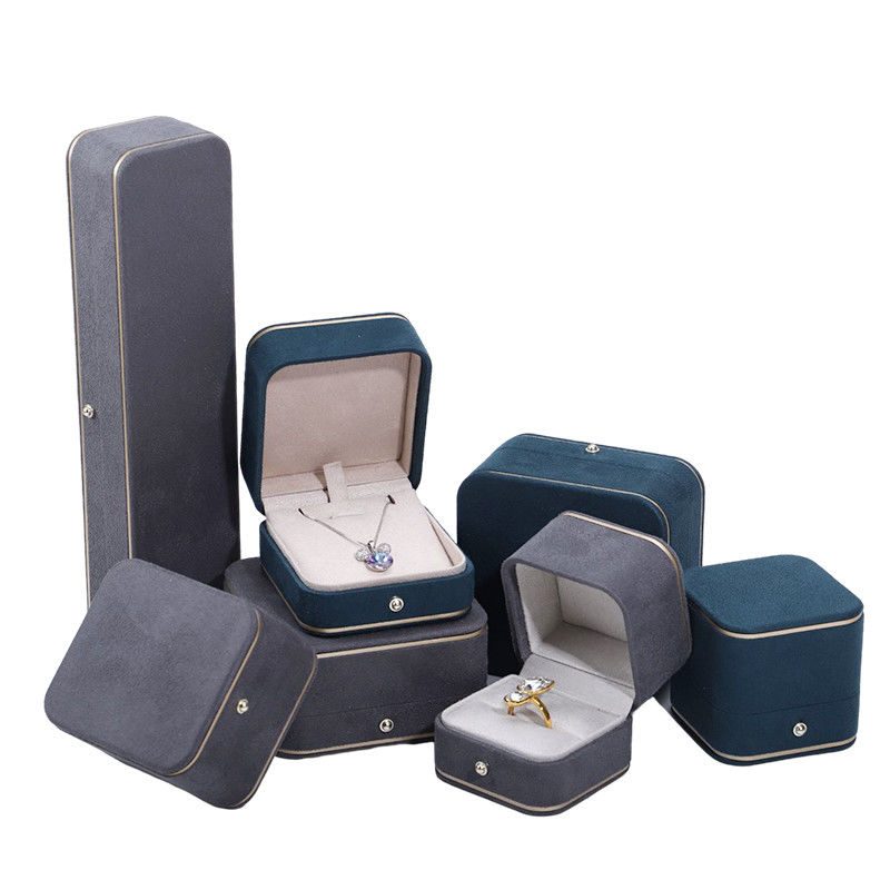 Jewelry Packaging Hanhong Custom Velvet Box for Necklace Bracelet Earrings and Ring