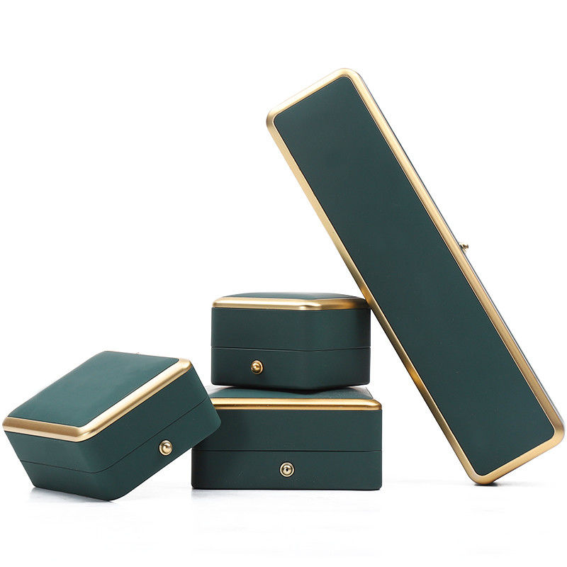 OEM Rectangle LED Jewelry Box Eco Friendly For Bracelet Necklace Earrings Ring Packing