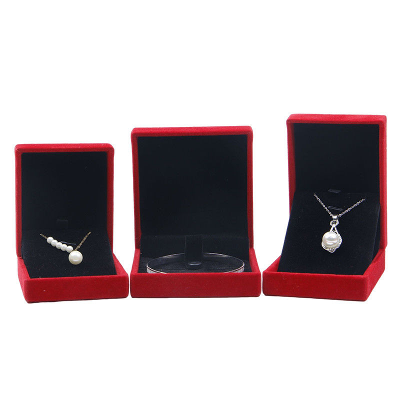 Pink Customized Size Hanhong Embossed Jewelry Packaging Box for My Necklace and Ring