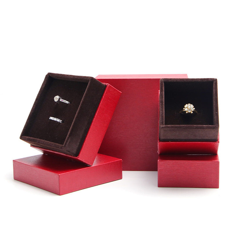 Paper Velvet Material Jewelry Boxes Hanhong Custom Design Eco-Friendly Packaging