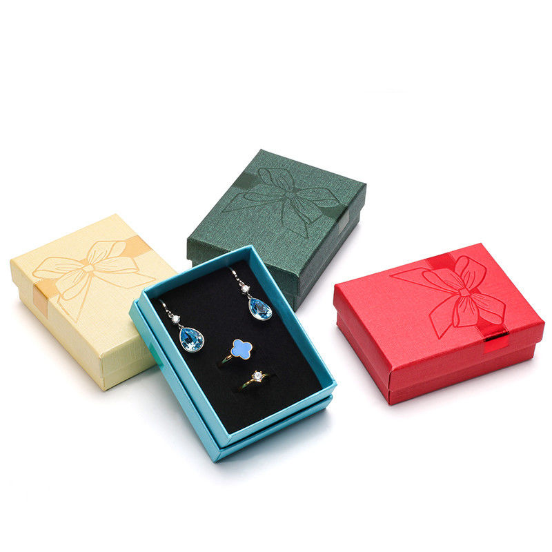 Customized Size Hanhong Logo Cardboard Paper Gift Jewelry Box Drawer Presentation