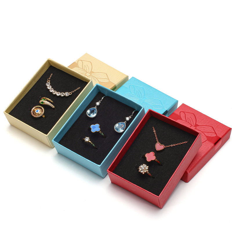 Customized Size Hanhong Logo Cardboard Paper Gift Jewelry Box Drawer Presentation