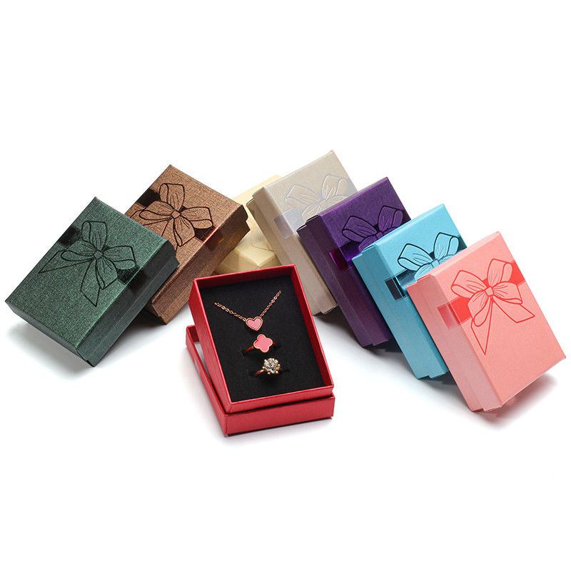 Customized Size Hanhong Logo Cardboard Paper Gift Jewelry Box Drawer Presentation