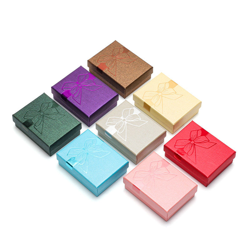 Customized Size Hanhong Logo Cardboard Paper Gift Jewelry Box Drawer Presentation