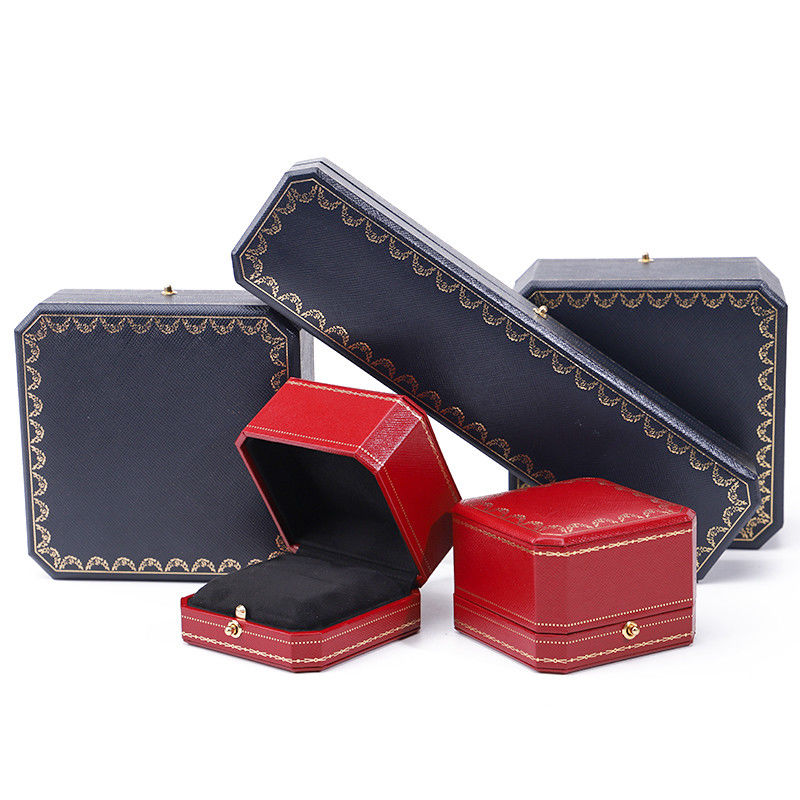 Rectangle 12*12*4.5cm Custom Jewelry Packaging Box for Bracelet Earrings Necklace Ring