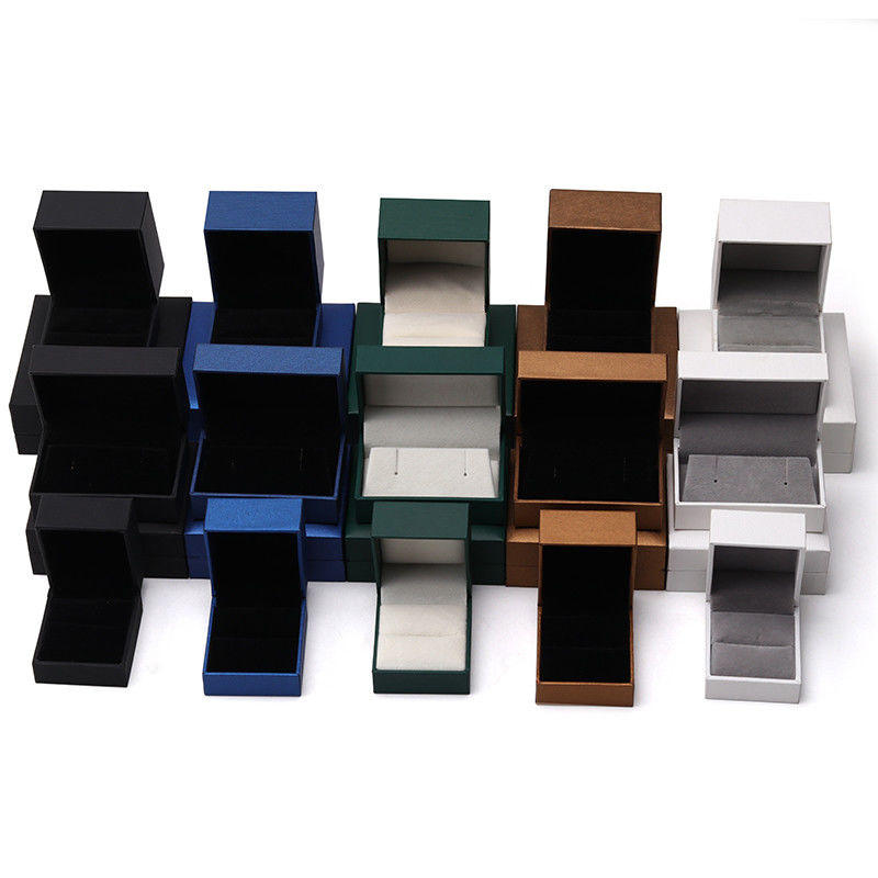 Luxury Handmade Custom Jewelry Boxes With Logo For Earrings Necklace Rings