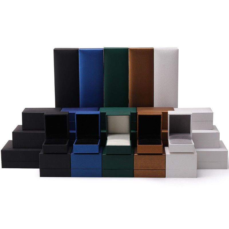 Luxury Handmade Custom Jewelry Boxes With Logo For Earrings Necklace Rings