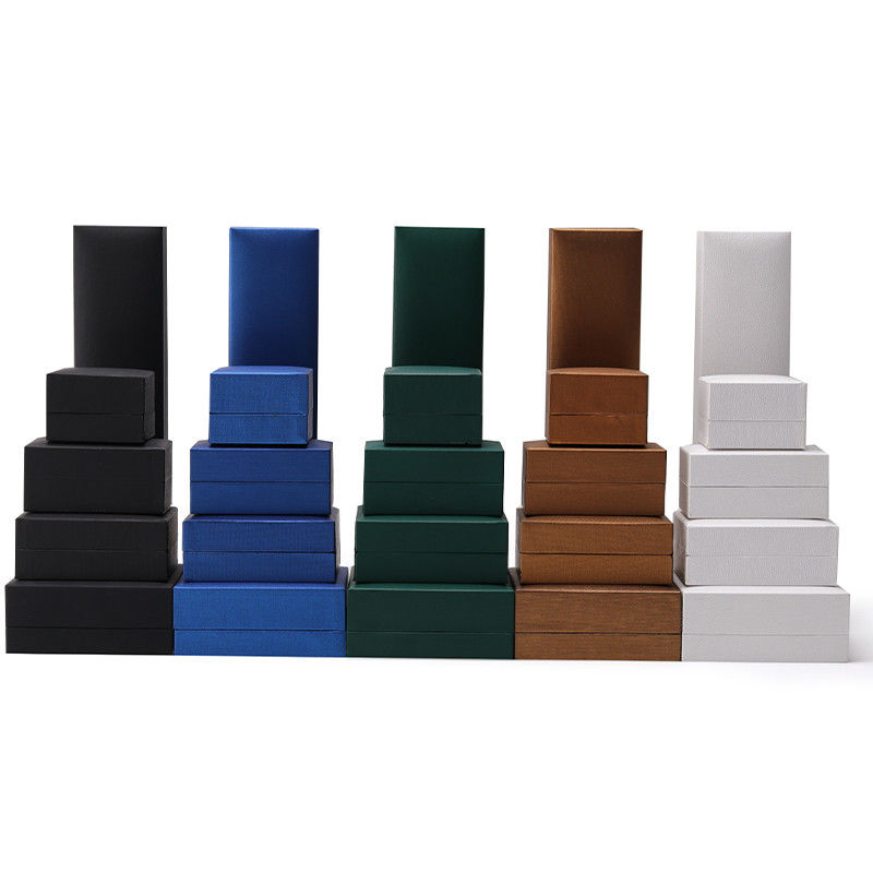 Luxury Handmade Custom Jewelry Boxes With Logo For Earrings Necklace Rings