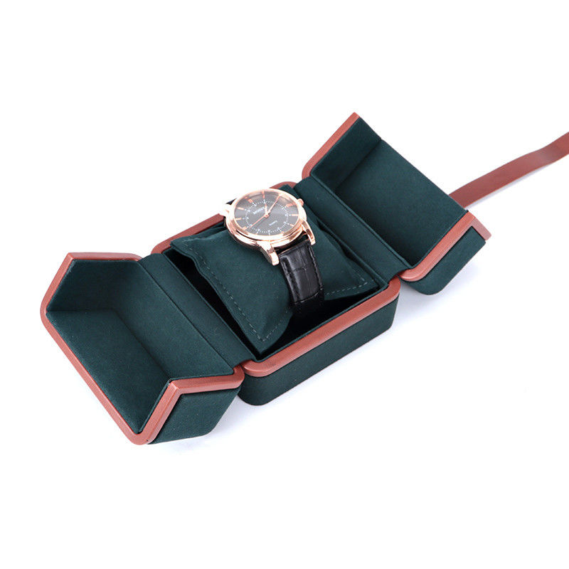 Hanhong Jewelry Box for Custom Logo Green Earrings Bracelet Necklace Ring Packaging