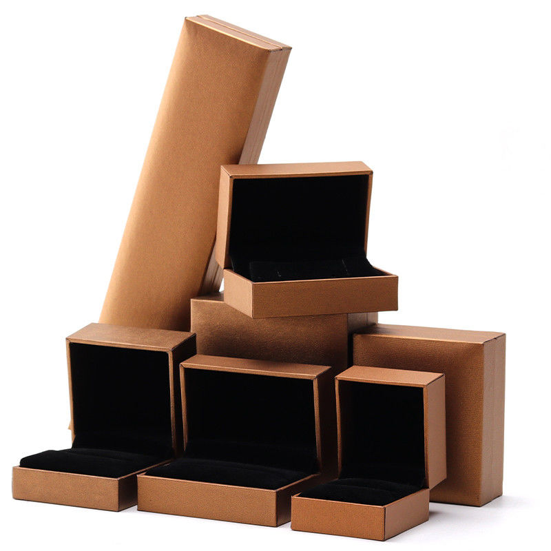 Custom Logo Jewelry Paper Box For Earrings Necklace Pendant Ring 9x9x3cm