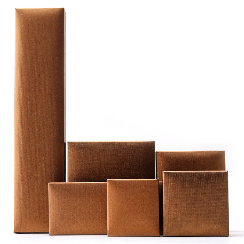 Custom Logo Jewelry Paper Box For Earrings Necklace Pendant Ring 9x9x3cm