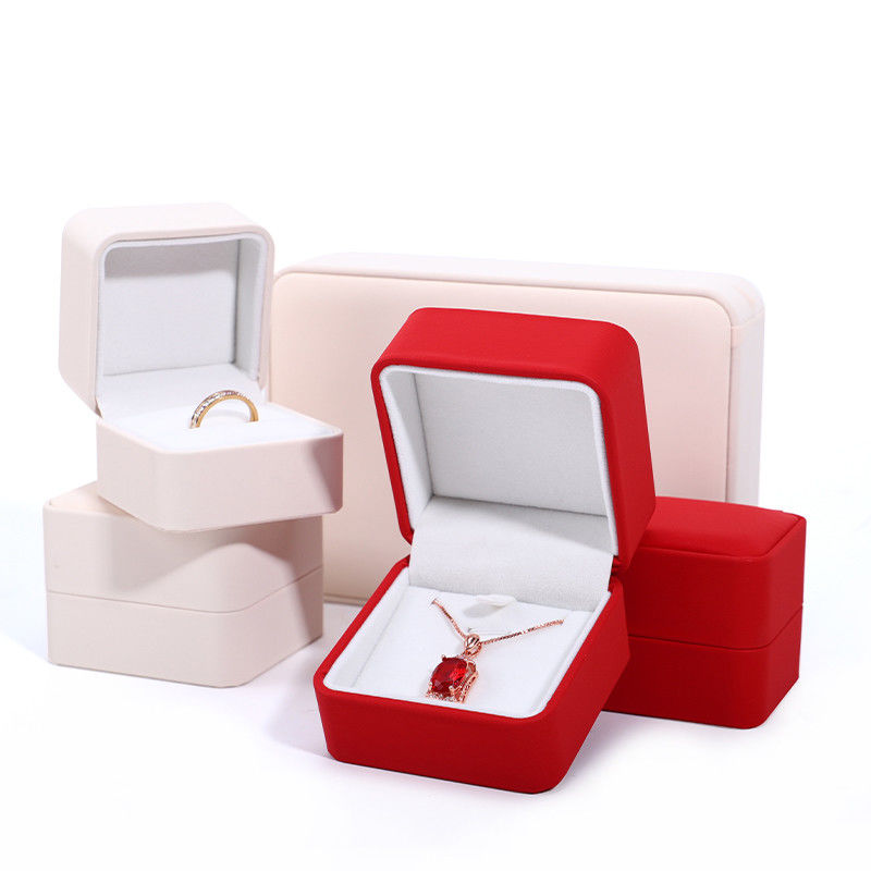 Customized PU Leather Necklace Box for Customized Luxury Jewelry Packaging