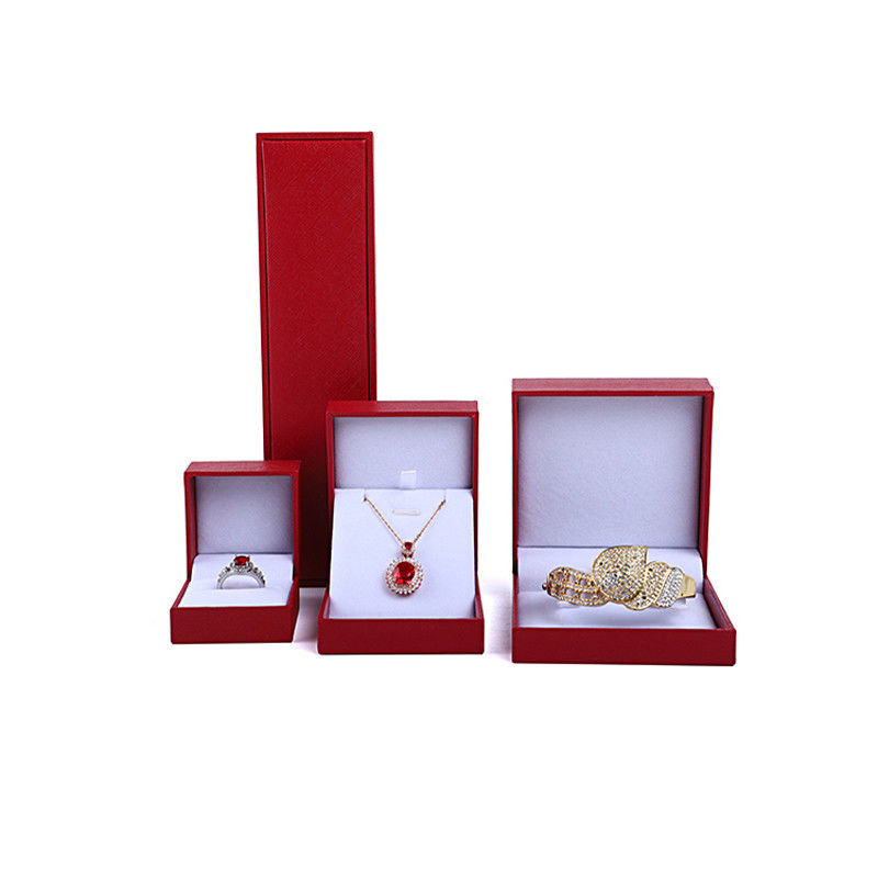 Cardboard Jewelry Box Packaging For Necklace Bracelet Ring Earrings 6.5x6cm Size