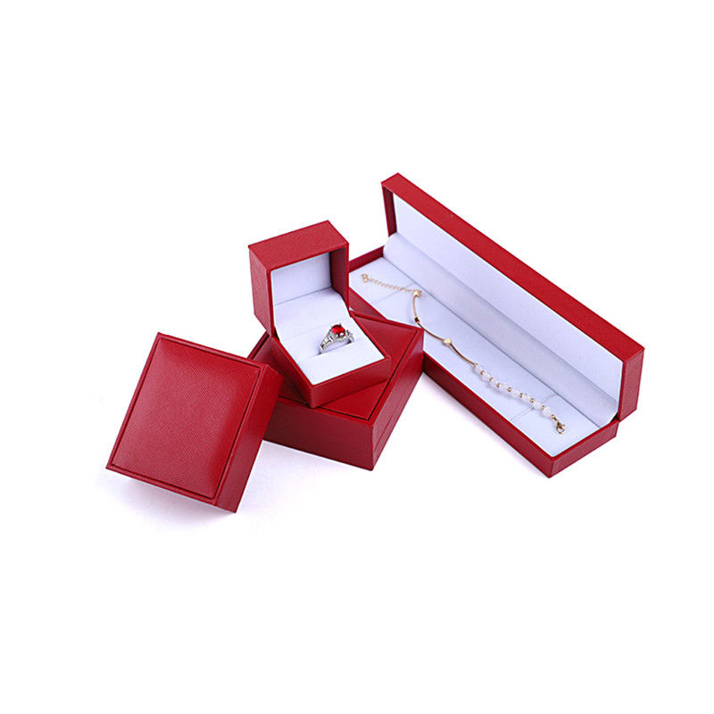 Cardboard Jewelry Box Packaging For Necklace Bracelet Ring Earrings 6.5x6cm Size