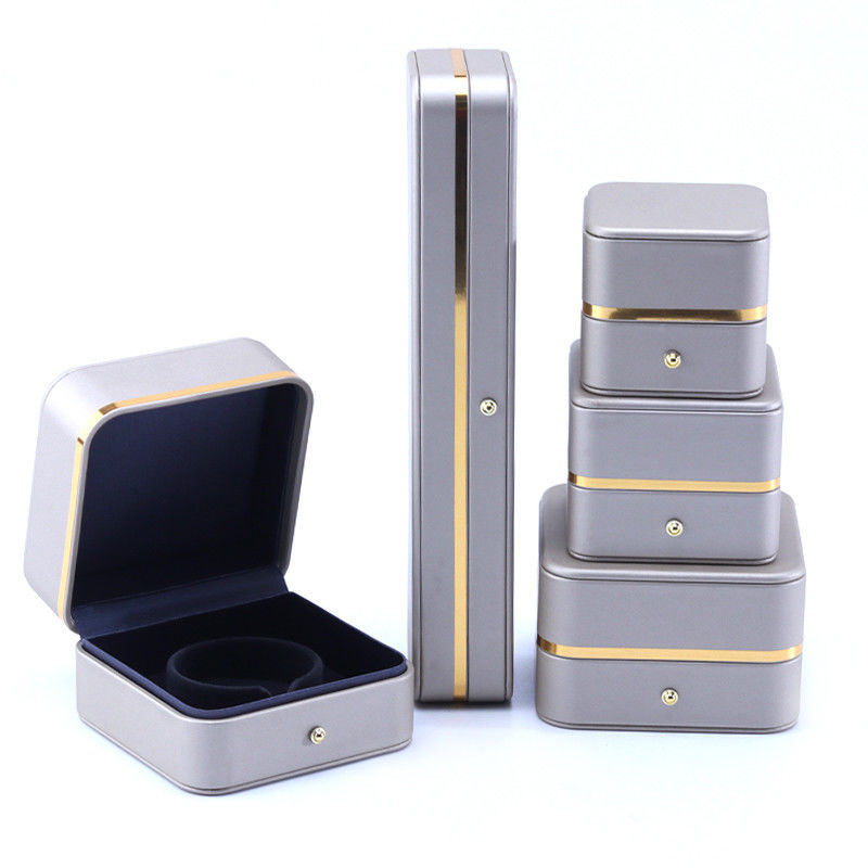 Embossing Logo Hanhong Custom Leather Jewelry Box for Grade Bracelet Necklace Watch