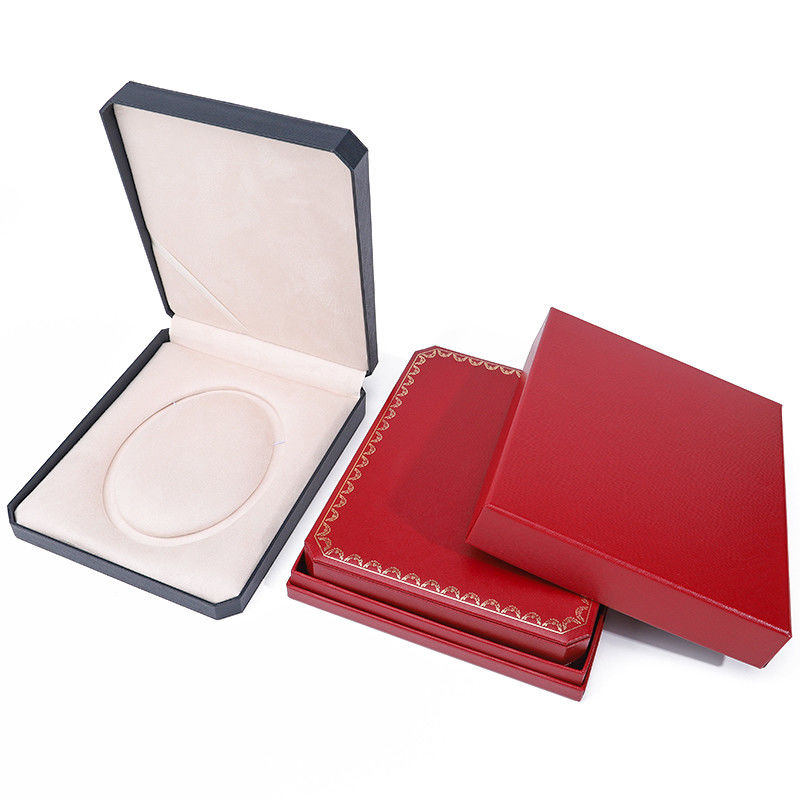 Cardboard brand jewellery box packaging handmade Paper jewelry Box for Necklace