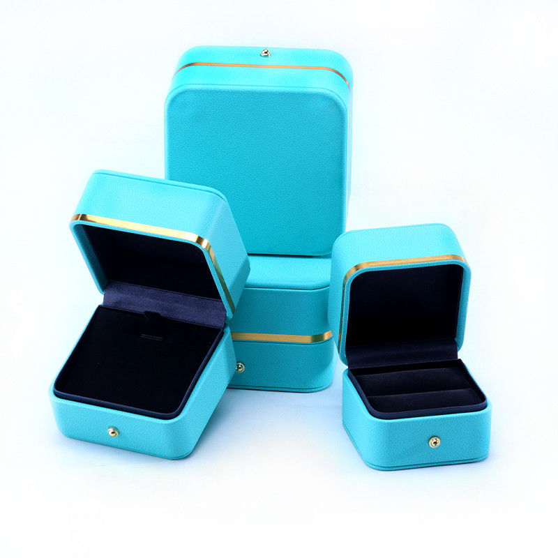 Grade Rectangle PU Leather Jewelry Packaging Box for Bracelet Necklace Watch and Ring