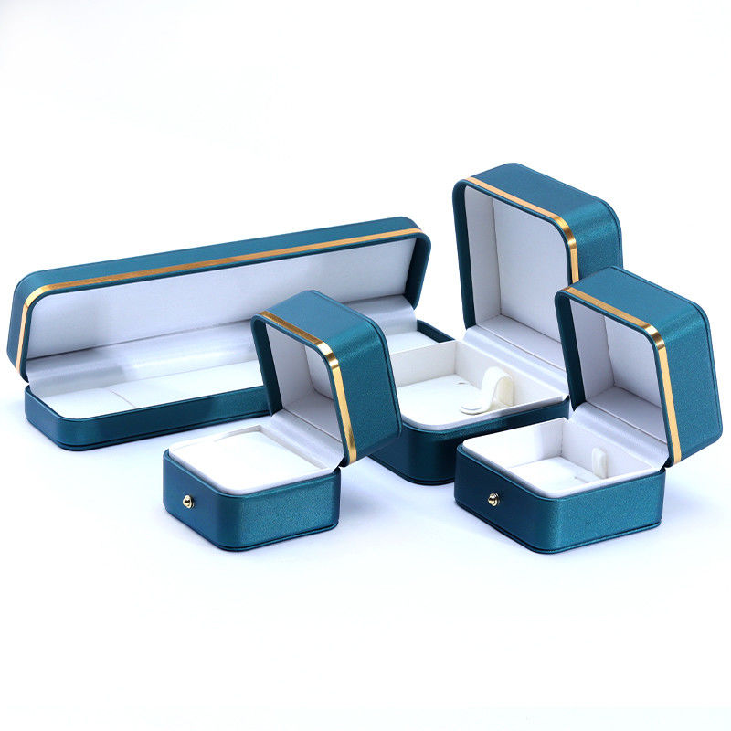 10*10*5.5cm Handmade Luxury Leather Jewelry Box for End Accessories Made in Hanhong