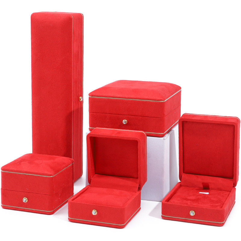 Newest Style Customized Size Velvet Jewelry Packaging Box for Bracelet Necklace Ring