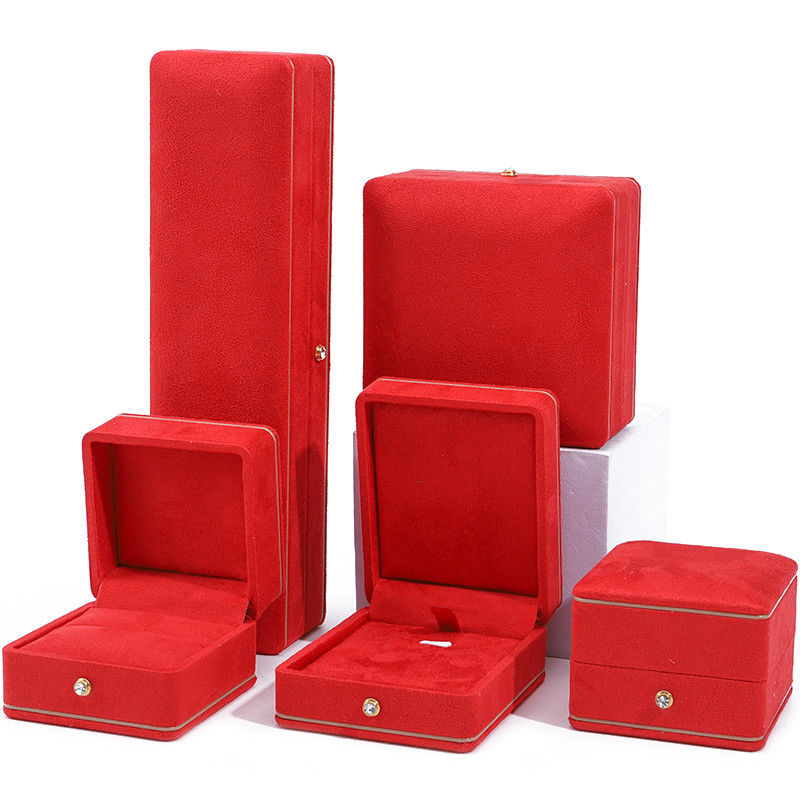 Newest Style Customized Size Velvet Jewelry Packaging Box for Bracelet Necklace Ring