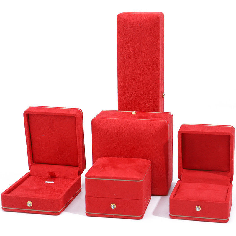 Newest Style Customized Size Velvet Jewelry Packaging Box for Bracelet Necklace Ring