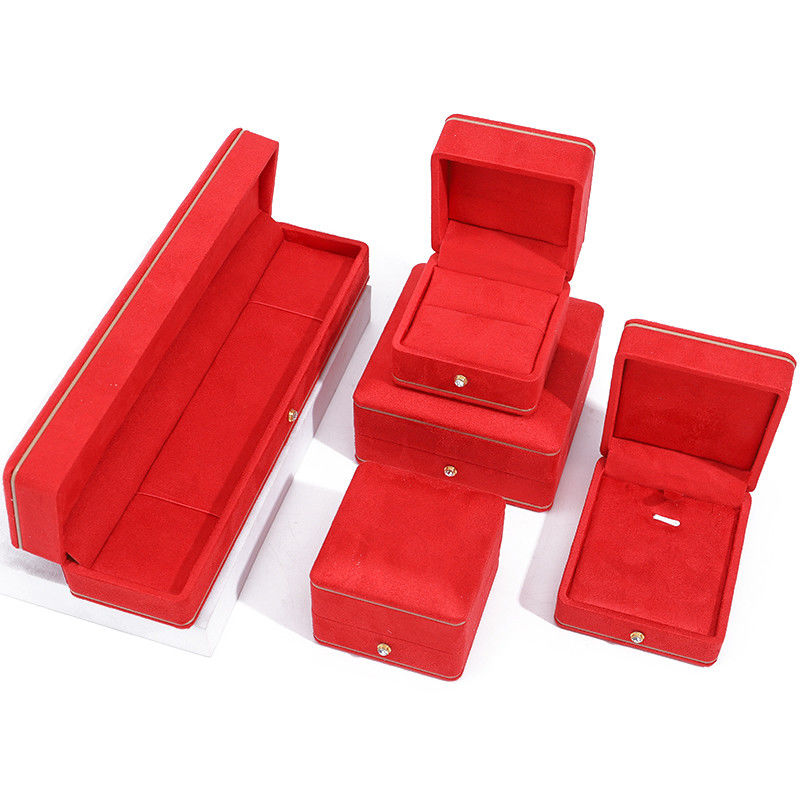 Newest Style Customized Size Velvet Jewelry Packaging Box for Bracelet Necklace Ring