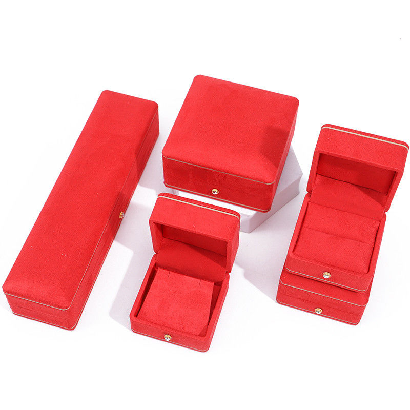 Newest Style Customized Size Velvet Jewelry Packaging Box for Bracelet Necklace Ring