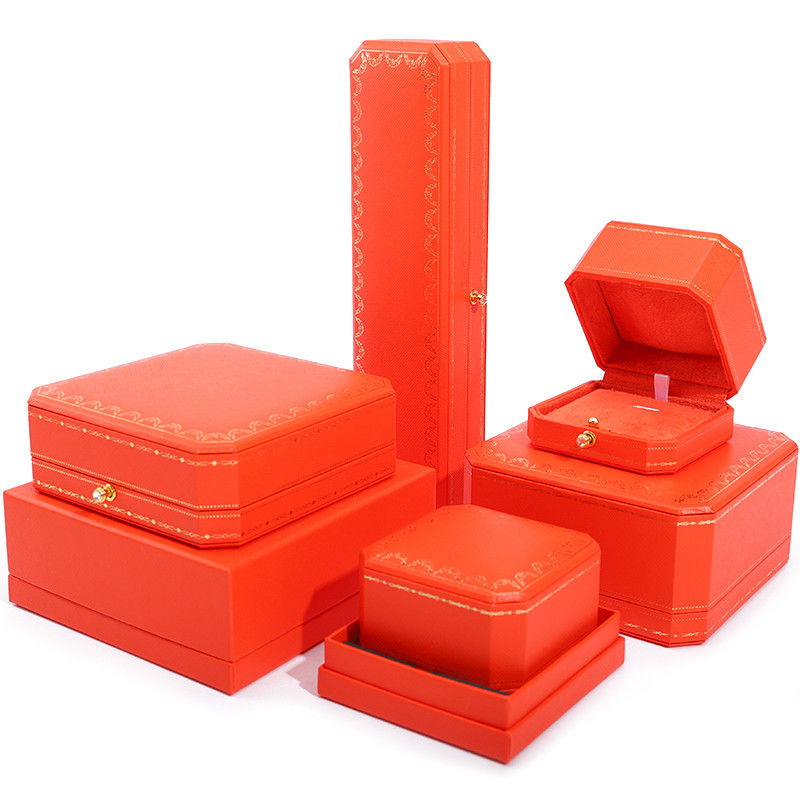 Customized Color Cardboard Paper Jewelry Box For Bracelet Earrings Necklace Ring