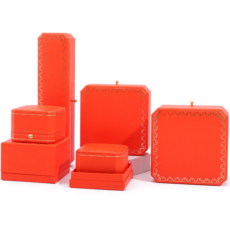 Customized Color Cardboard Paper Jewelry Box For Bracelet Earrings Necklace Ring