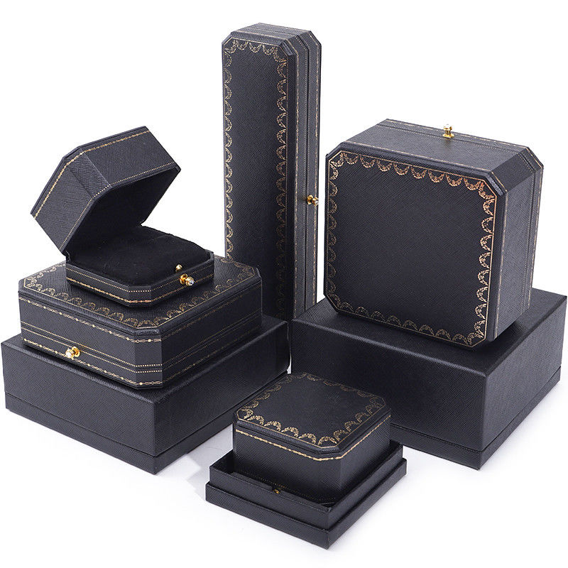 Luxury Bracelet Necklace Paper Jewelry Box , Custom Cardboard Jewelry Boxes Rectangle