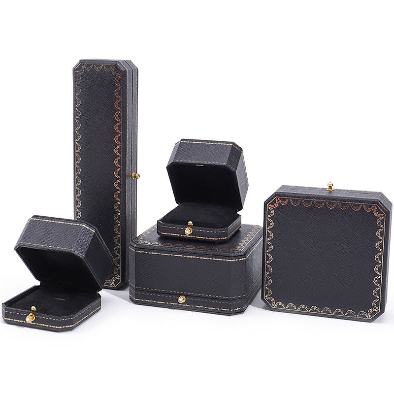 Luxury Bracelet Necklace Paper Jewelry Box , Custom Cardboard Jewelry Boxes Rectangle