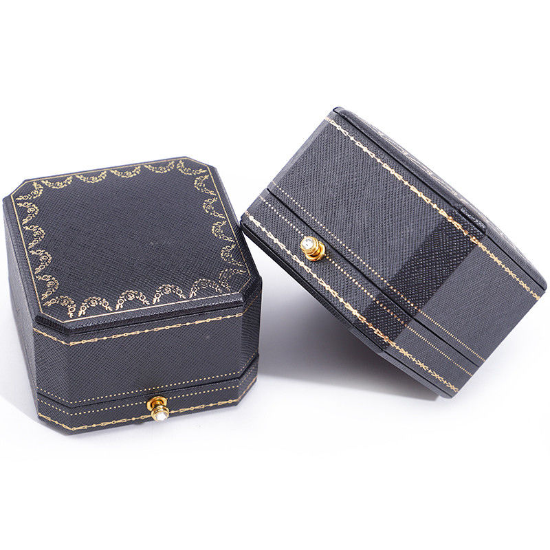 Luxury Bracelet Necklace Paper Jewelry Box , Custom Cardboard Jewelry Boxes Rectangle
