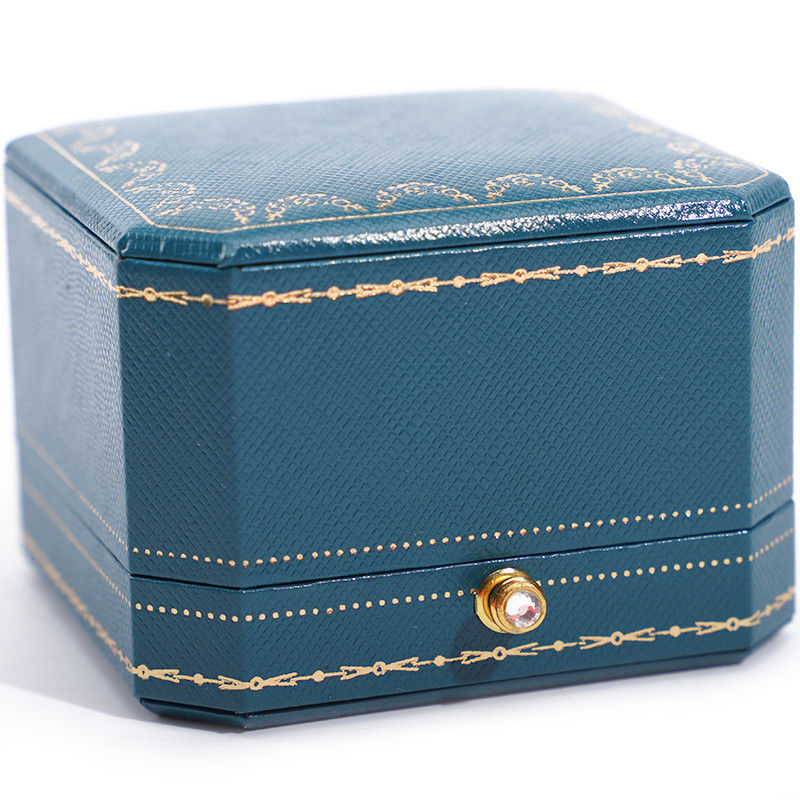 Customized Color Paper Velvet Jewelry Packaging Box For Bracelet Earrings Necklace Ring