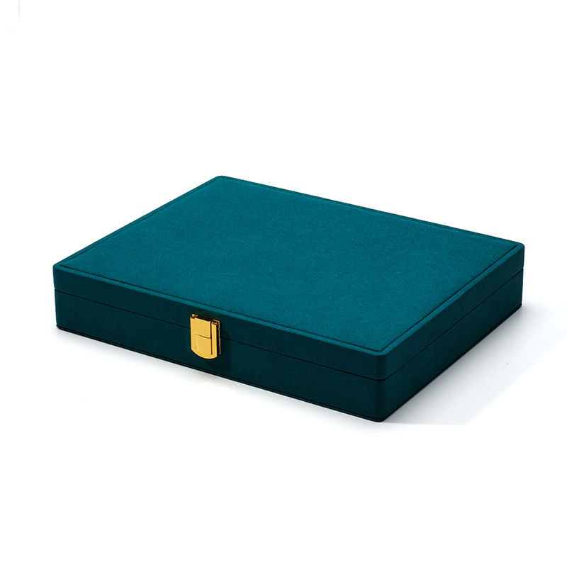 Portable Jewelry Storage Box Customized Green Earrings Stud Earring Box for Travel
