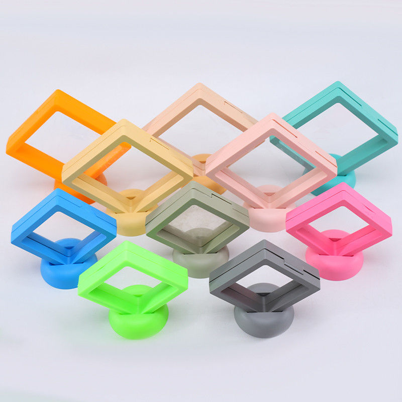 Multiple Colors Suspension Jewelry Display Box With Transparent PE Film