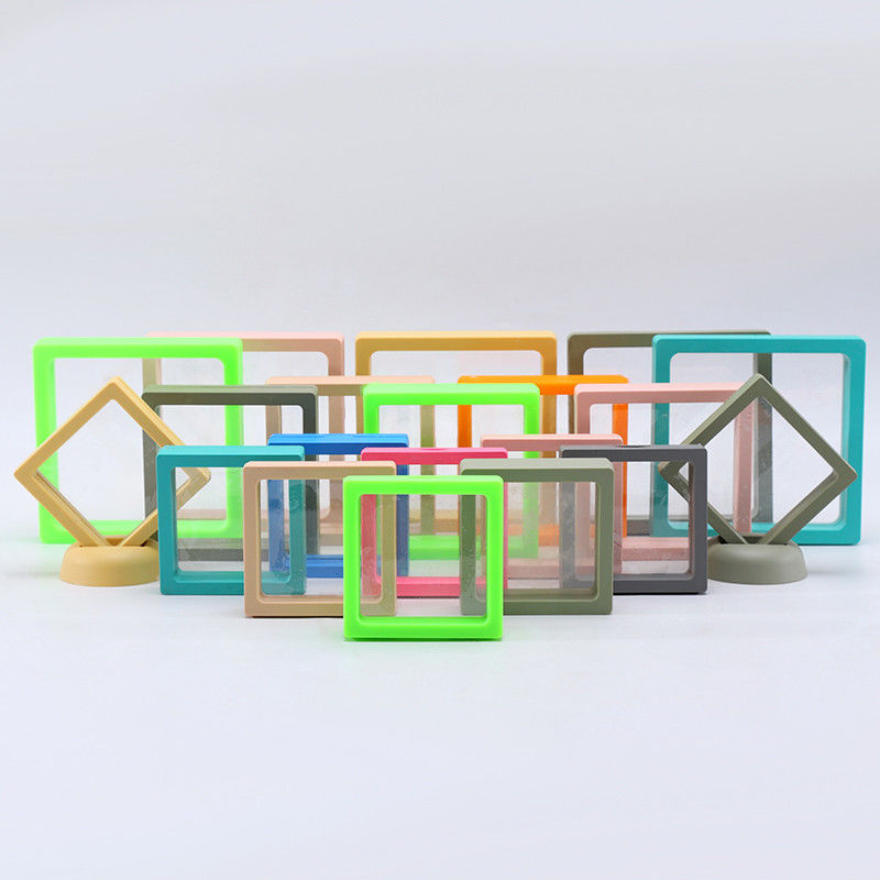 Multiple Colors Suspension Jewelry Display Box With Transparent PE Film