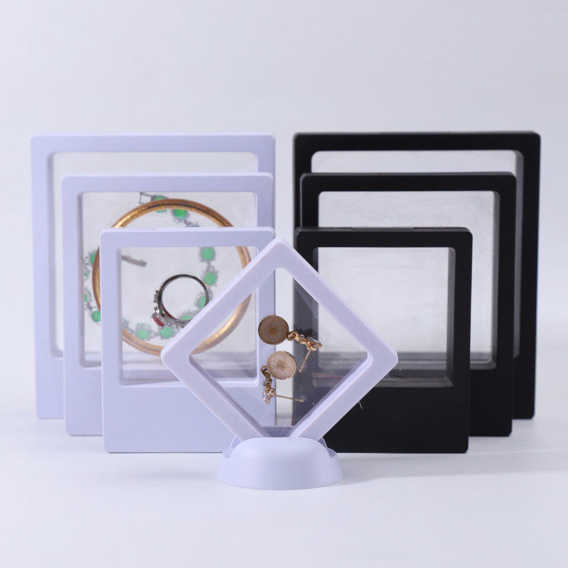 Multiple Sizes Square Plastic PE Film Jewelry Protector Ornament Storage Case