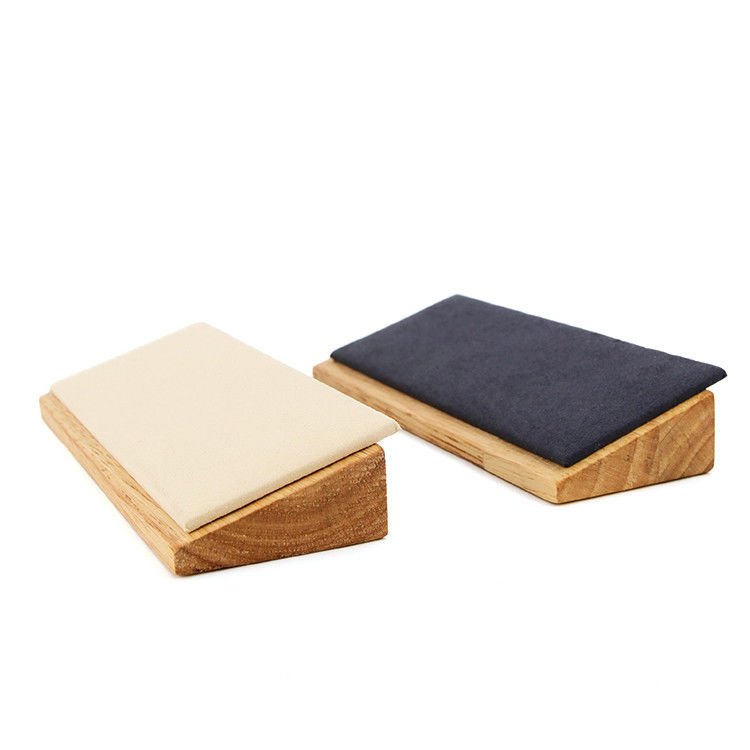 Wooden Multi Cells Pendant Display Plate Necklace Jewelry Exhibition Tray