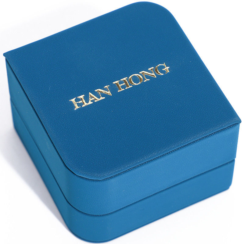 Arc Diamond Shaped PU Leather Jewelry Storage Box Set For Ring Pendant Packaging