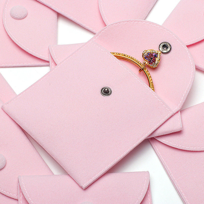 Supple Mini Velvet Jewelry Storage Bag Pouch For Ear Studs Rings Bracelet