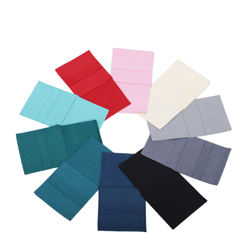 Compact Simple Soft Velvet Jewelry Packaging Envelope Pocket Mini Pendant Pouch