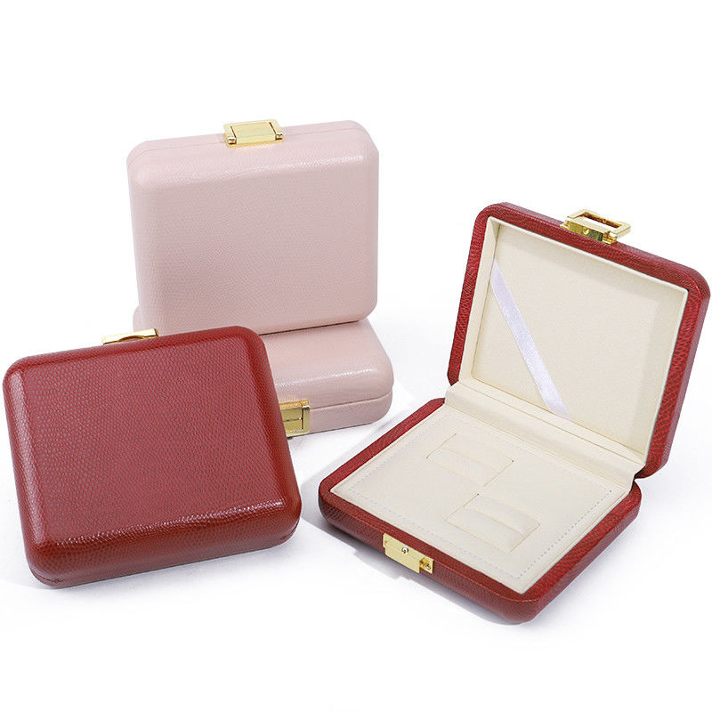 Floating Effect High-End PU Leather Jewelry Storage Case for Ring Ear Studs