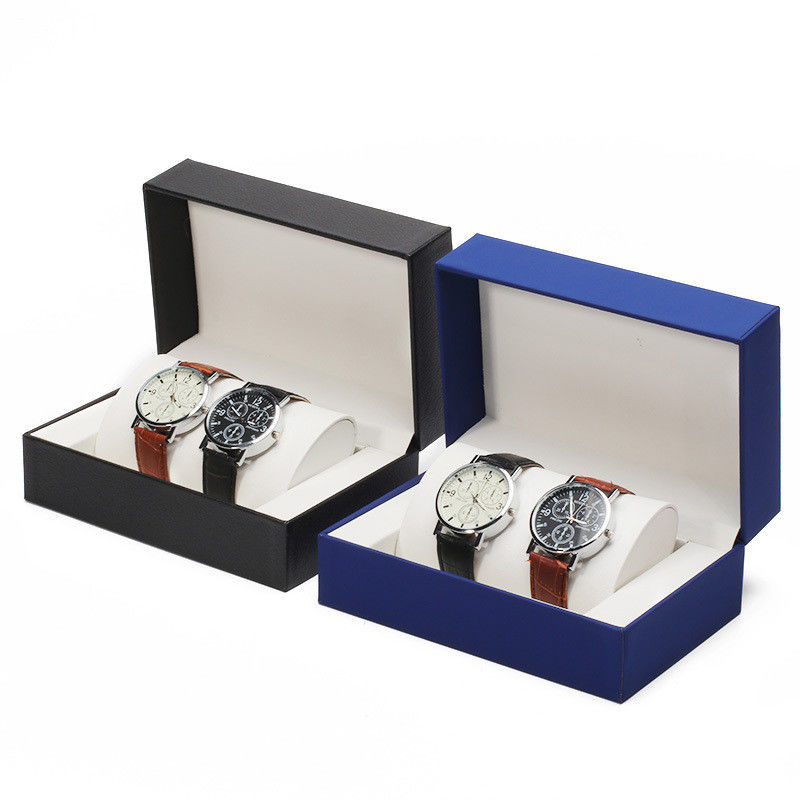 Multi Function Dual Pack Hard Paper Watch Box DustProof Luxury Packaging Case