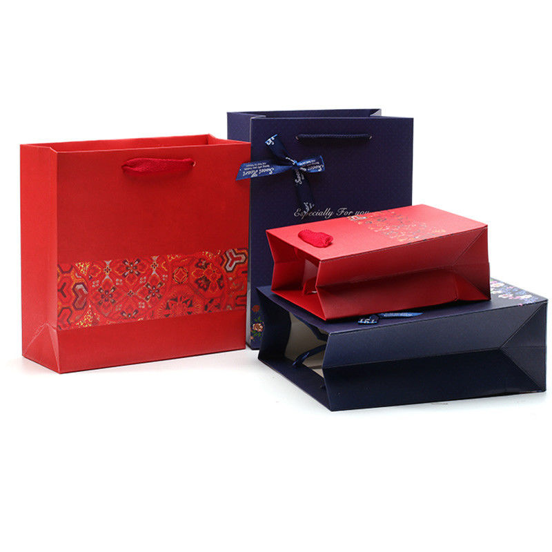 Spacious Space Hard Cardboard Paper Tote Bag for Jewelry Box Gift Packaging